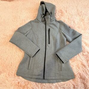 Andrew Marc Women's Gray Ski Jacket Removable Hood